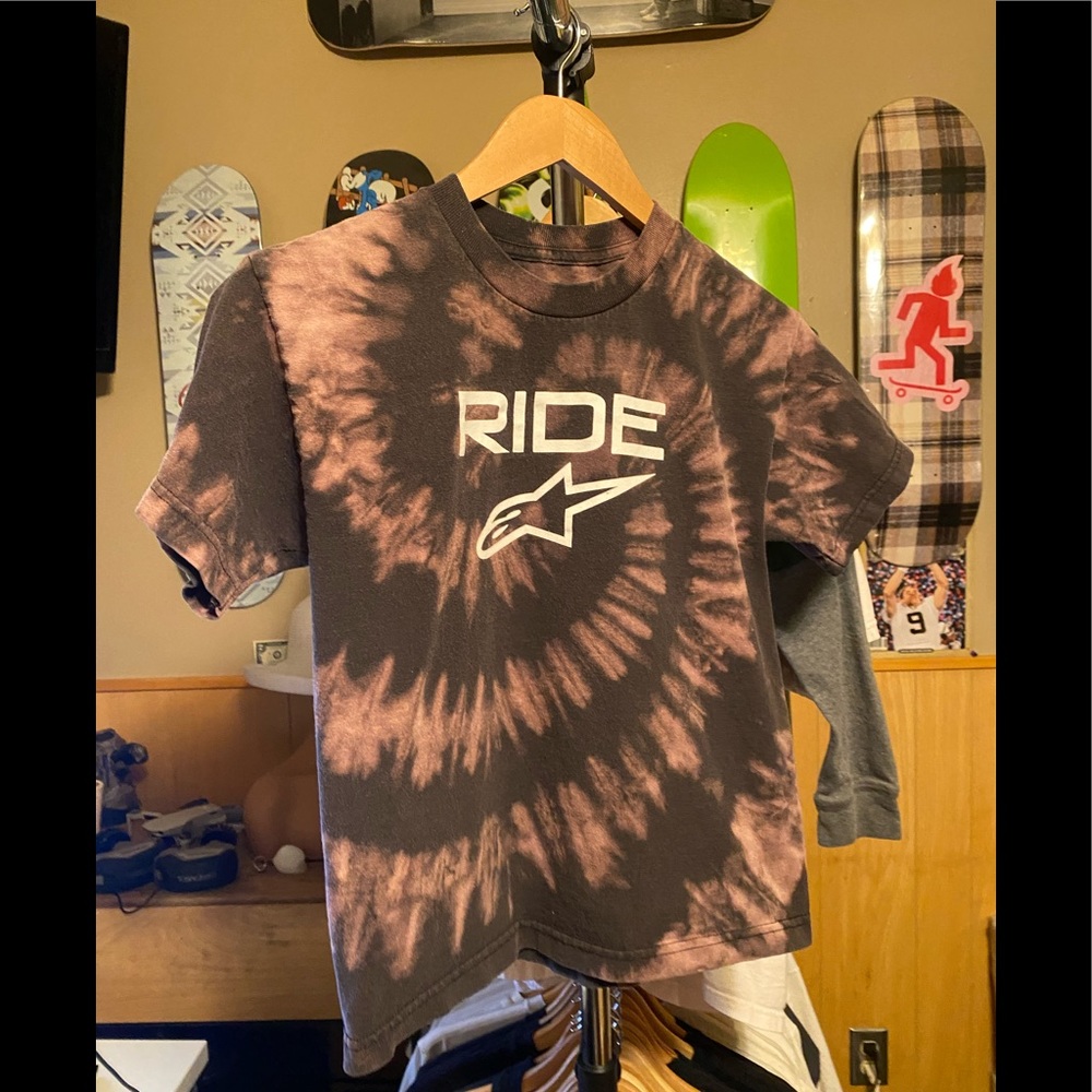 A star Astars boys shirt custom one of one reverse dye